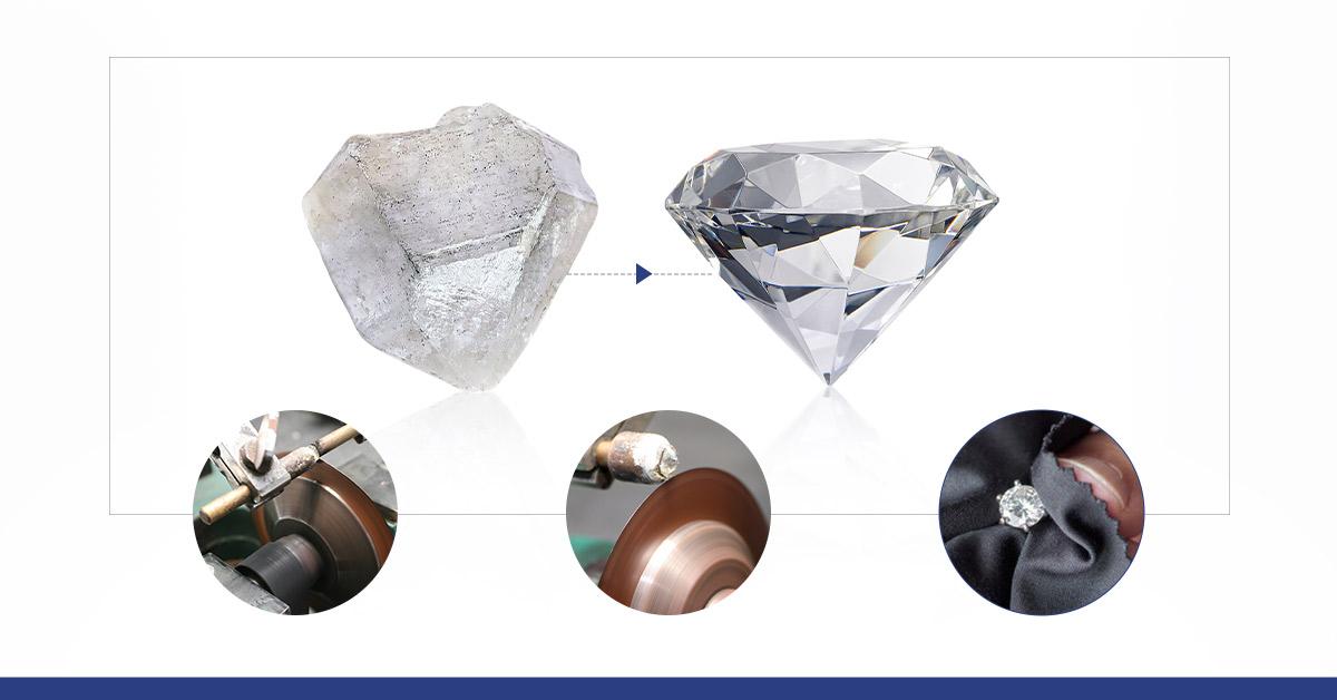 Lab Grown Diamonds Production - Raw to Polished Diamond